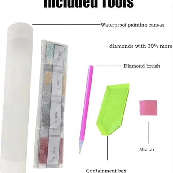 Easter Egg Bunny Spring Flowers 5D Diamond Painting Kit New - Picture 6 of 7